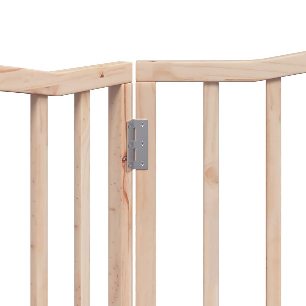 vidaXL Διαχωριστικό Σκύλων Πτυσσόμενο 2 Πάνελ 160 εκ. Ξύλο Λεύκας