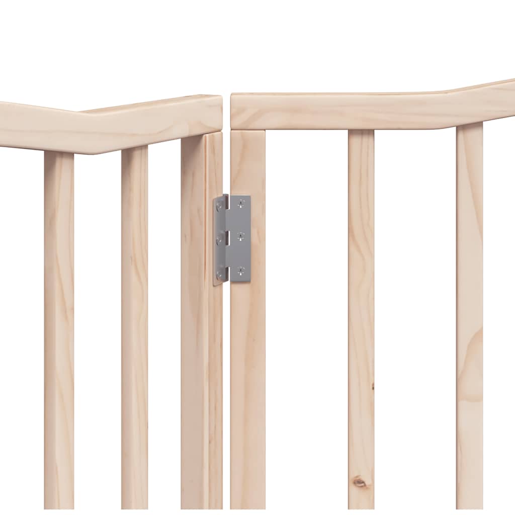 vidaXL Διαχωριστικό Σκύλων Πτυσσόμενο 2 Πάνελ 160 εκ. Ξύλο Λεύκας