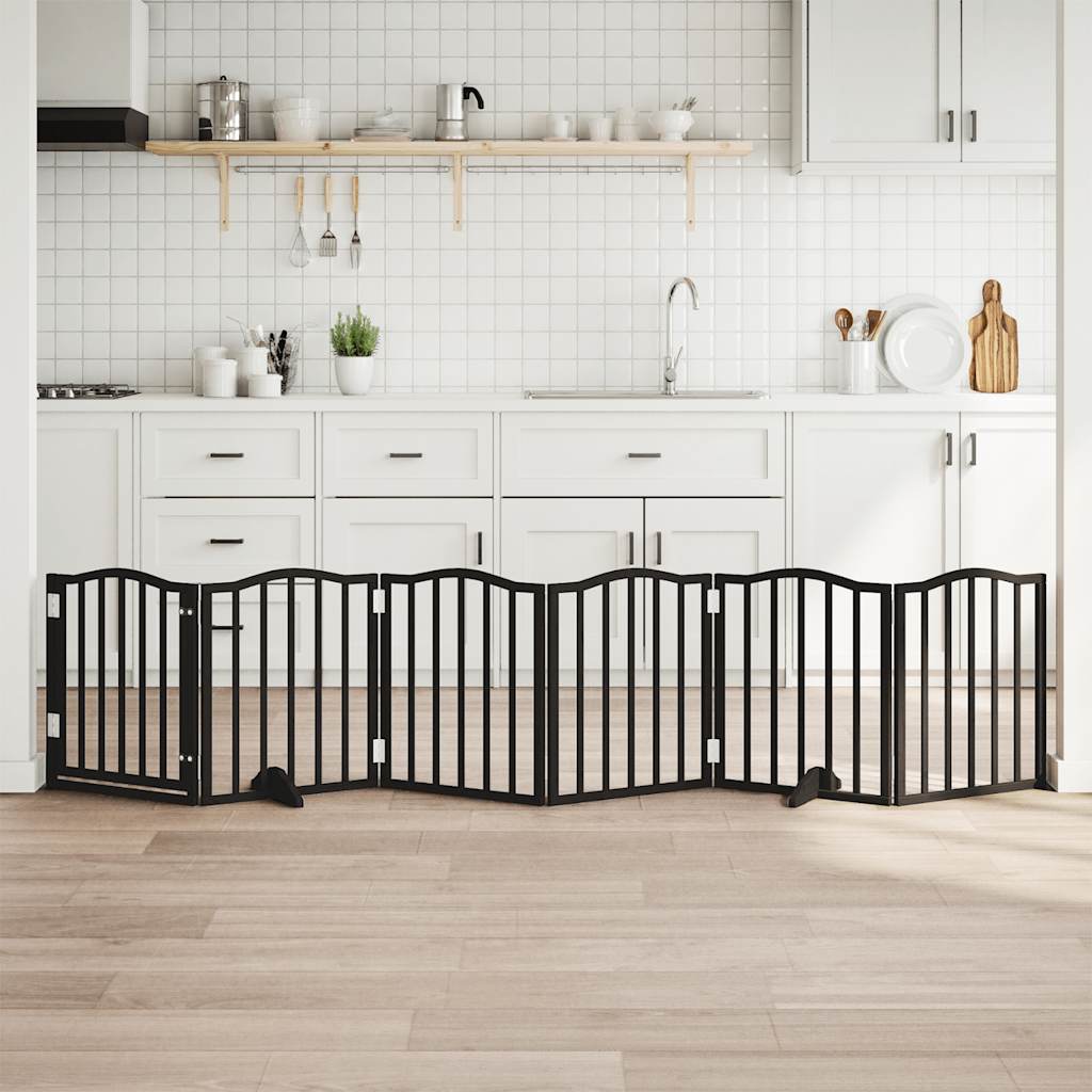 vidaXL Διαχωριστικό Σκύλων/Πόρτα Πτυσσόμενο 6 Πάνελ 300εκ. Ξύλο Λεύκας