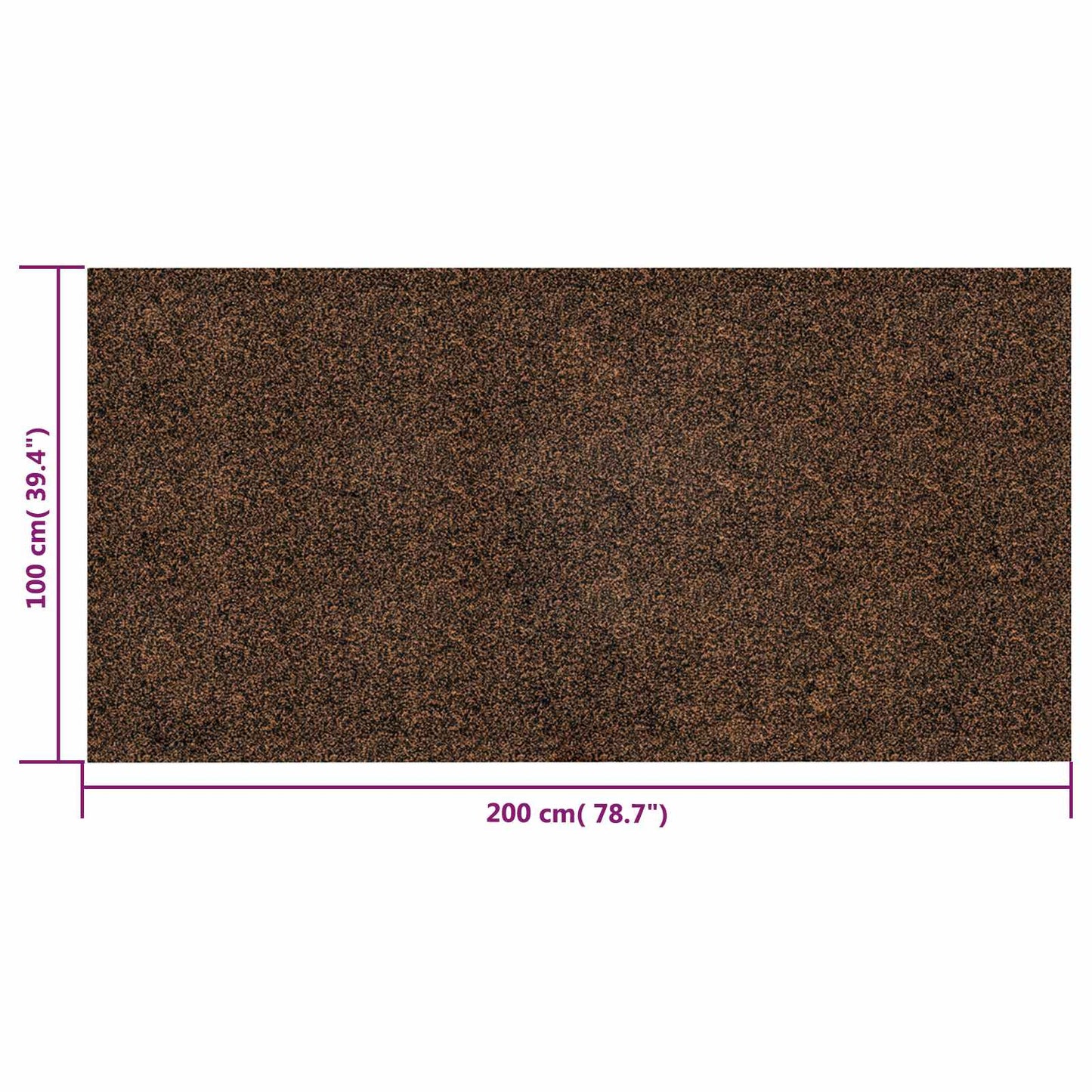 vidaXL Ρολό Φελλού Καφέ 200 x 100 cm Φελλός και Καουτσούκ