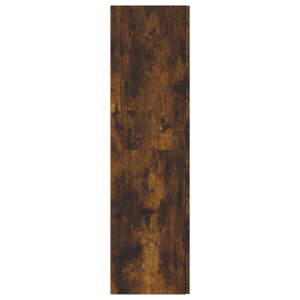 vidaXL Έπιπλο Τηλεόρασης Επιτοίχιο Καπνιστή Δρυς 30,5 x 30 x 110 εκ.