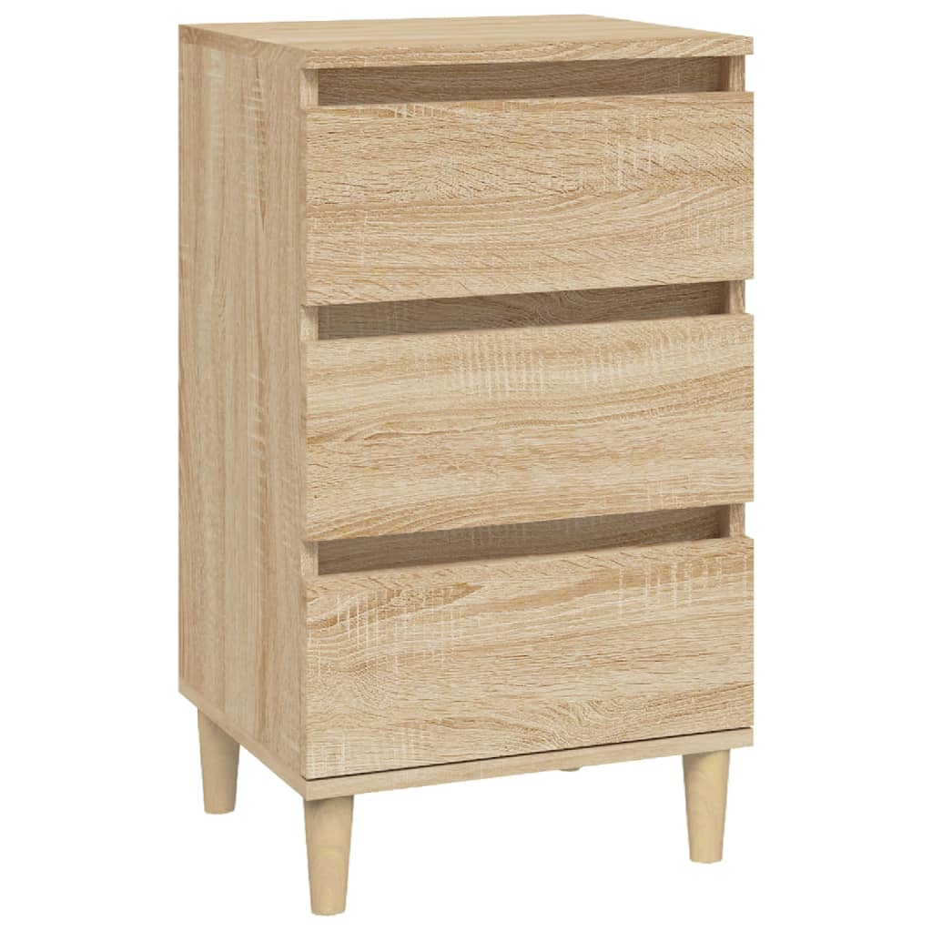 vidaXL Κομοδίνο Sonoma Δρυς 40x35x70 εκ. από Επεξεργασμένο Ξύλο
