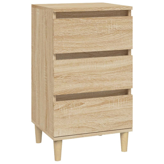 vidaXL Κομοδίνο Sonoma Δρυς 40x35x70 εκ. από Επεξεργασμένο Ξύλο