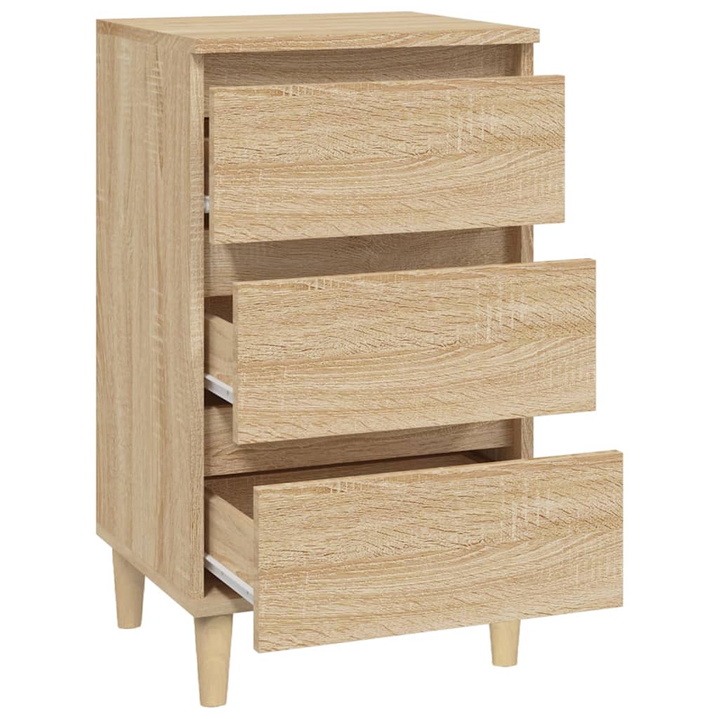 vidaXL Κομοδίνο Sonoma Δρυς 40x35x70 εκ. από Επεξεργασμένο Ξύλο