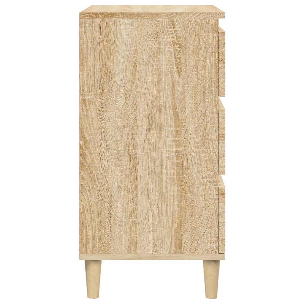 vidaXL Κομοδίνο Sonoma Δρυς 40x35x70 εκ. από Επεξεργασμένο Ξύλο