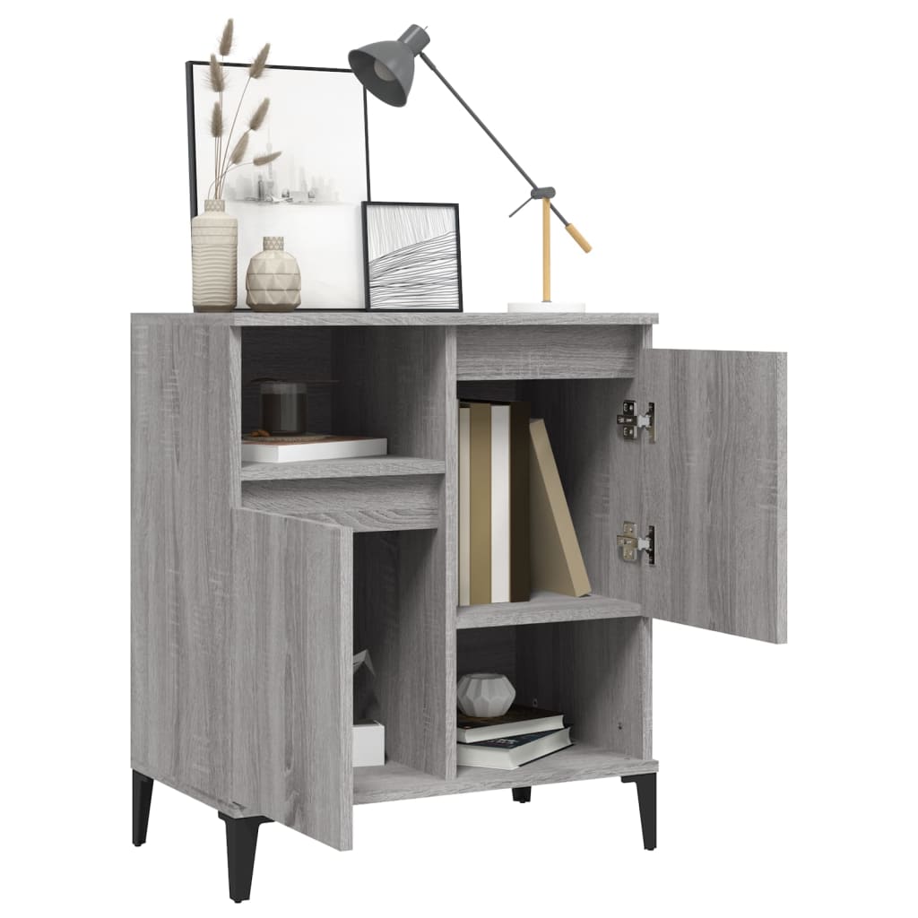 vidaXL Ντουλάπι Γκρι Sonoma 60x35x70 εκ. από Επεξεργασμένο Ξύλο