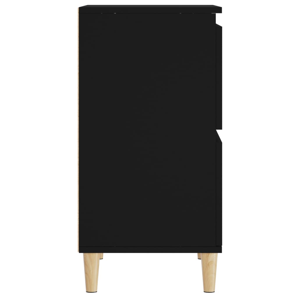 vidaXL Ντουλάπι Μαύρο 60x35x70 εκ. από Επεξεργασμένο Ξύλο