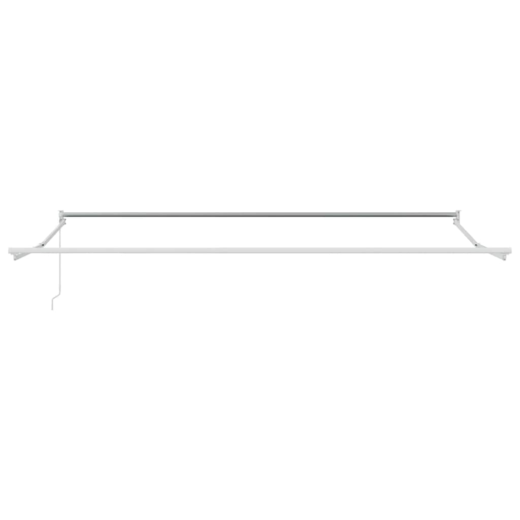 vidaXL Αναδιπλούμενο πλαίσιο τέντας Λευκός 400 x 300 εκ Αλουμίνιο