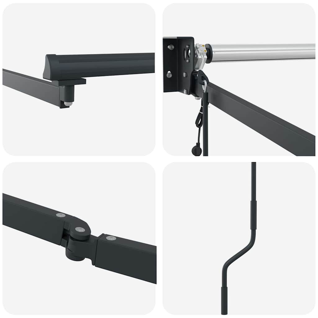 vidaXL Electric Awning Frame 4,5 x 3 m Ανθρακί