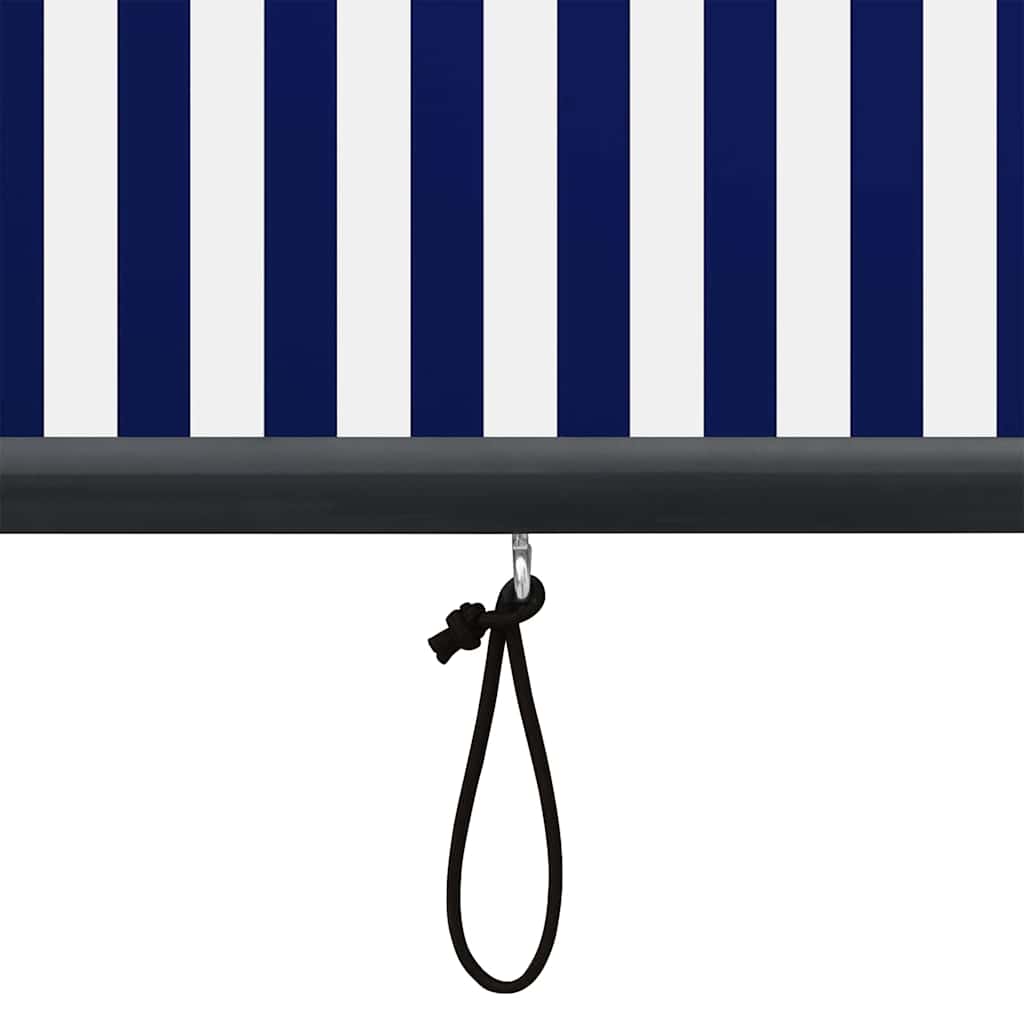 vidaXL Ρόλερ Μπλε και άσπρο 180 x 250 cm Ύφασμα και Αλουμίνιο