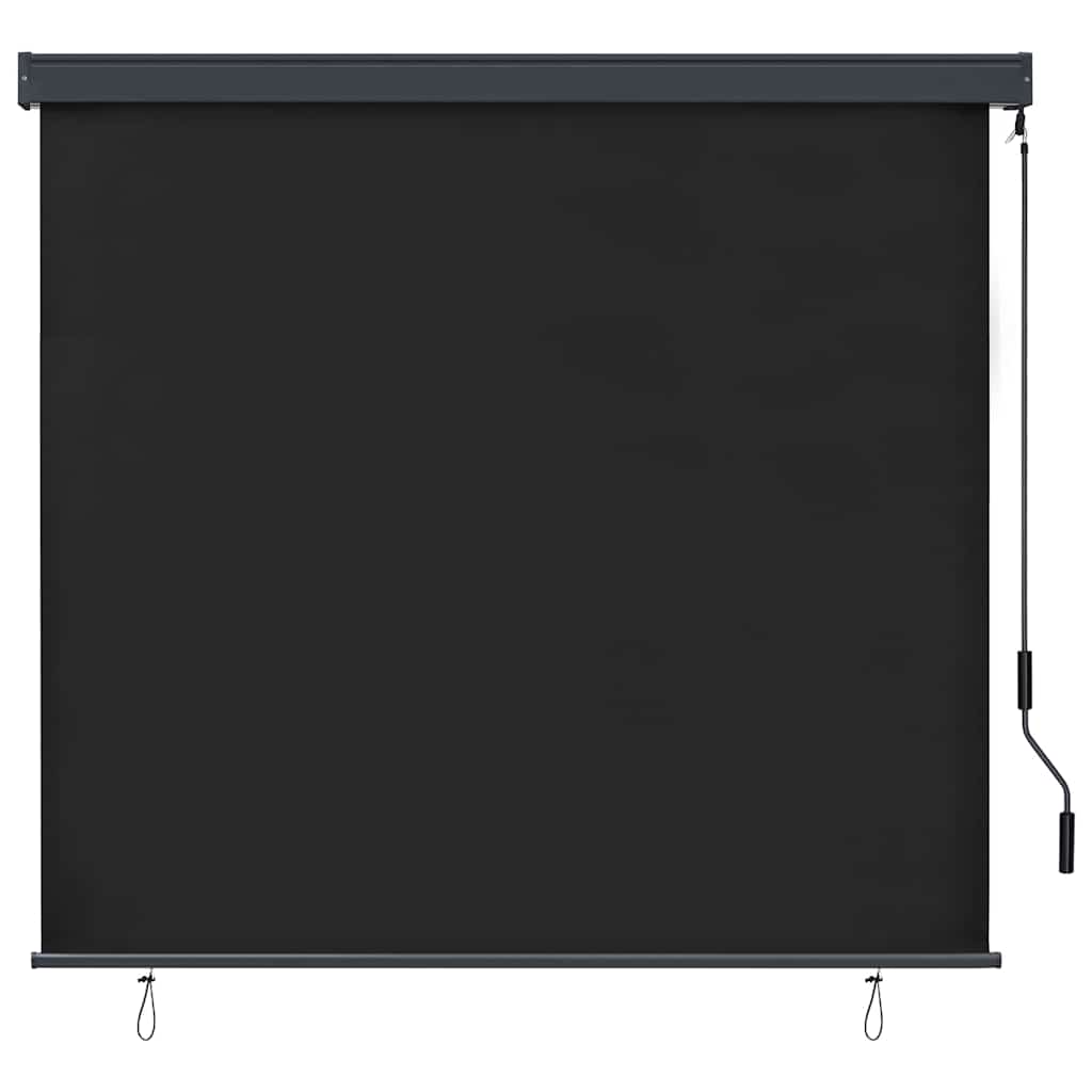 vidaXL Ρόλερ Ανθρακί 180 x 250 cm Ύφασμα και Αλουμίνιο