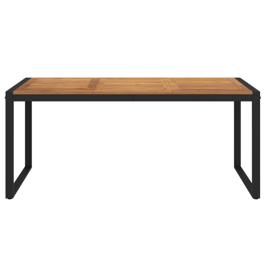 vidaXL Τραπέζι Κήπου Με Πόδια σε Σχήμα U 180x90x75 εκ. Μασίφ Ακακία