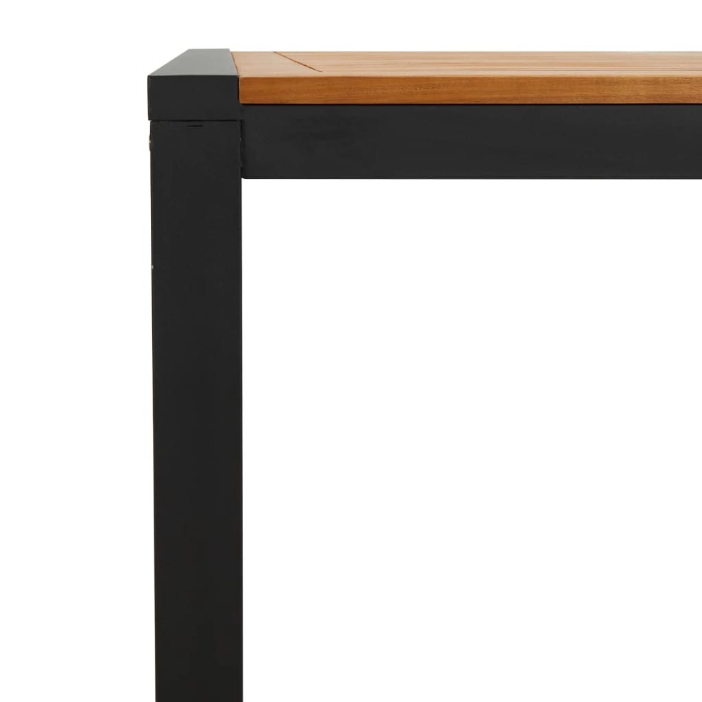 vidaXL Τραπέζι Κήπου Με Πόδια σε Σχήμα U 180x90x75 εκ. Μασίφ Ακακία