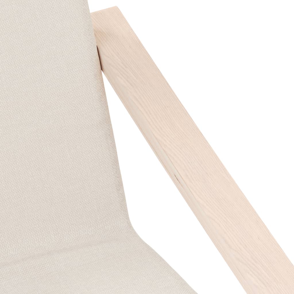 vidaXL Πολυθρόνα Relax Κρεμ Υφασμάτινη