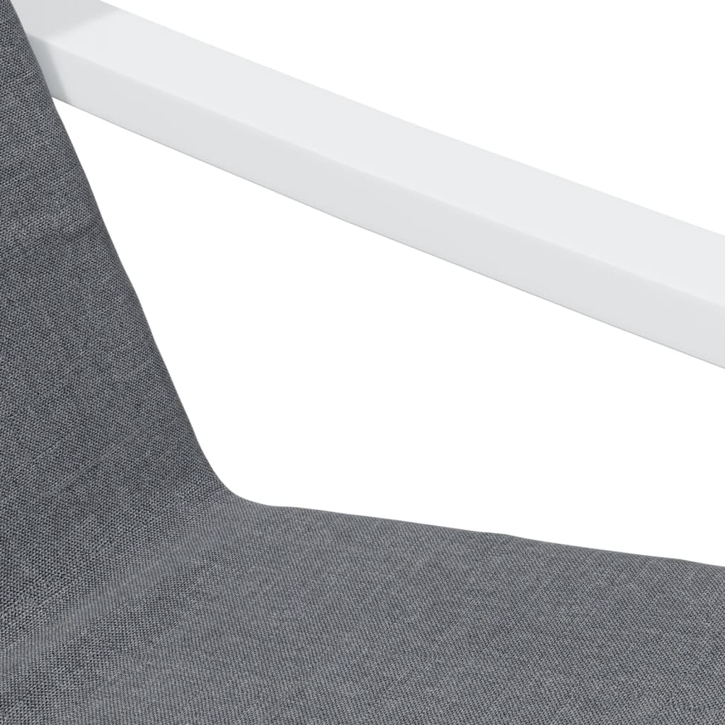 vidaXL Πολυθρόνα Relax Σκούρο Γκρι Υφασμάτινη