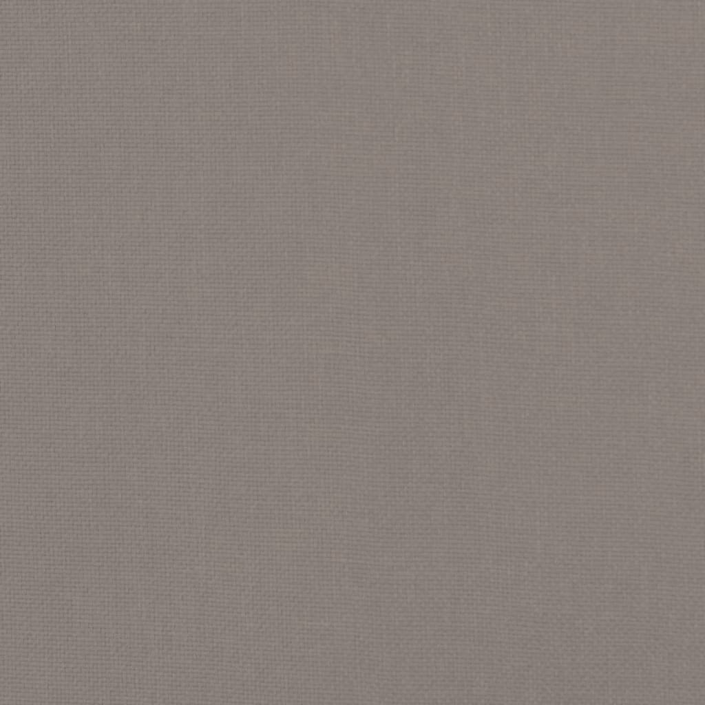 vidaXL Υποπόδιο Taupe 51 x 41 x 40 εκ. Υφασμάτινο