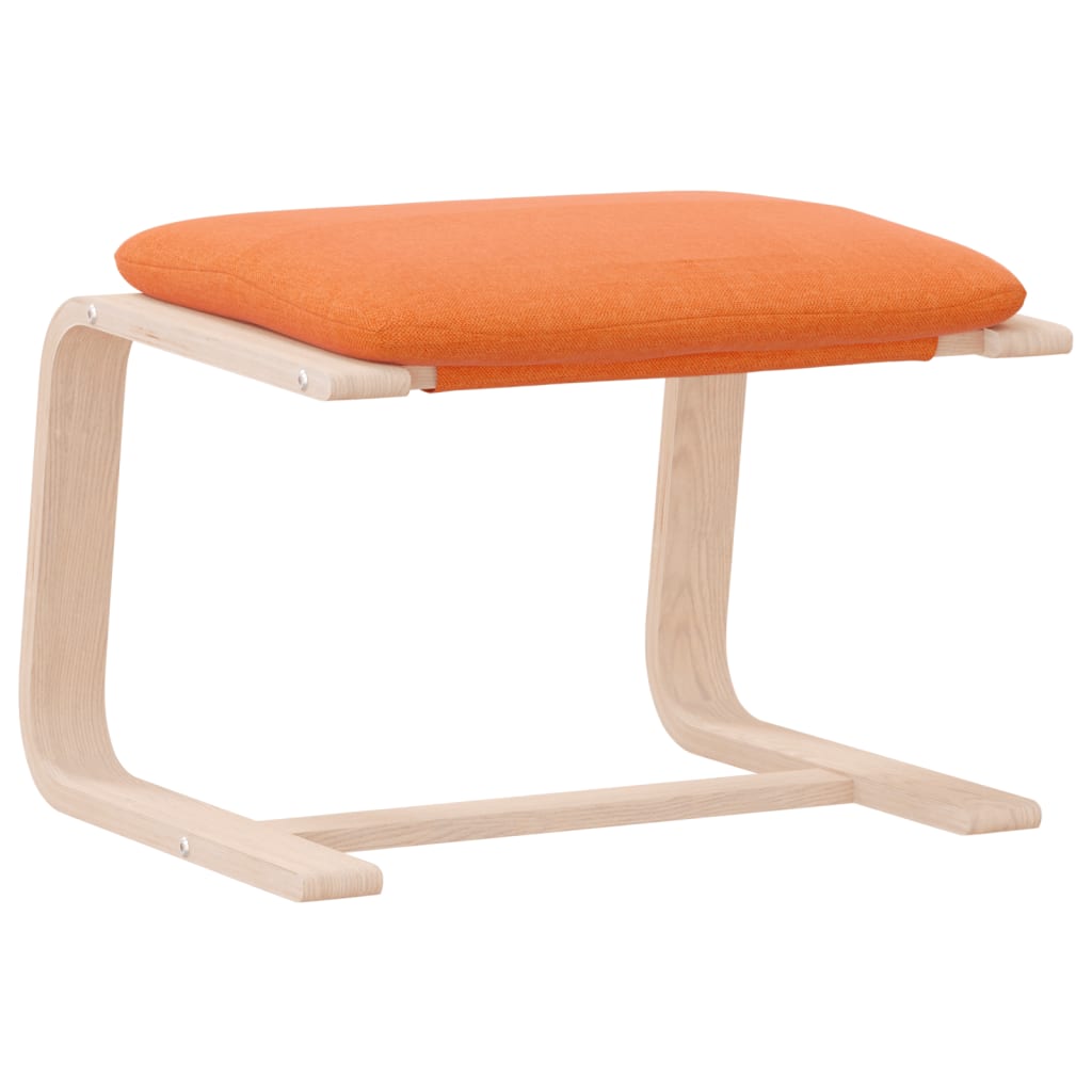 vidaXL Υποπόδιο Σκούρο Κίτρινο 51 x 41 x 40 εκ. Υφασμάτινο