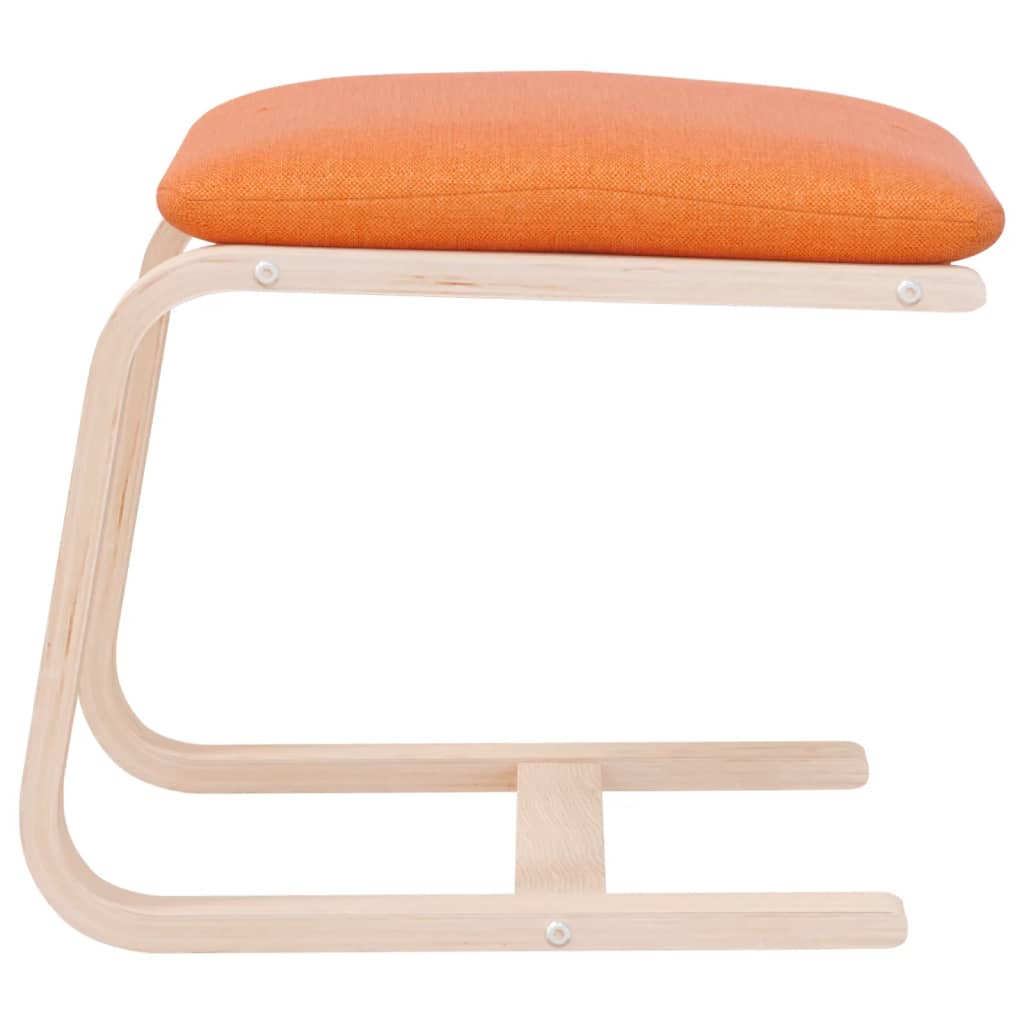 vidaXL Υποπόδιο Σκούρο Κίτρινο 51 x 41 x 40 εκ. Υφασμάτινο