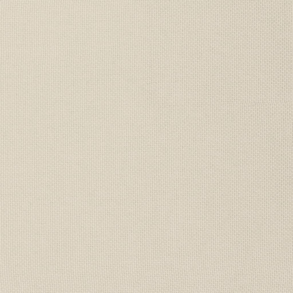 vidaXL Κουνιστή Πολυθρόνα Κρεμ Υφασμάτινη