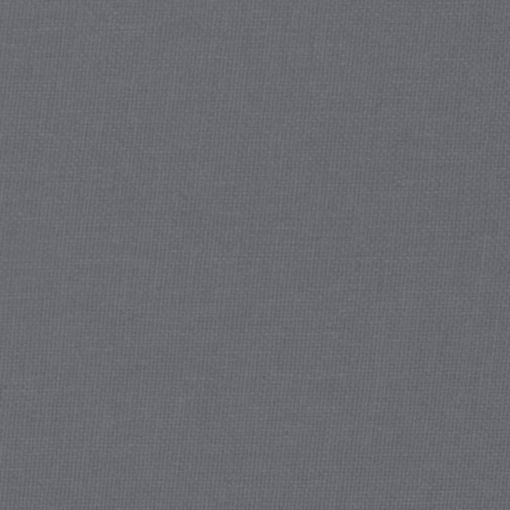 vidaXL Υποπόδιο Σκούρο Γκρι 51 x 41 x 40 εκ. Υφασμάτινο