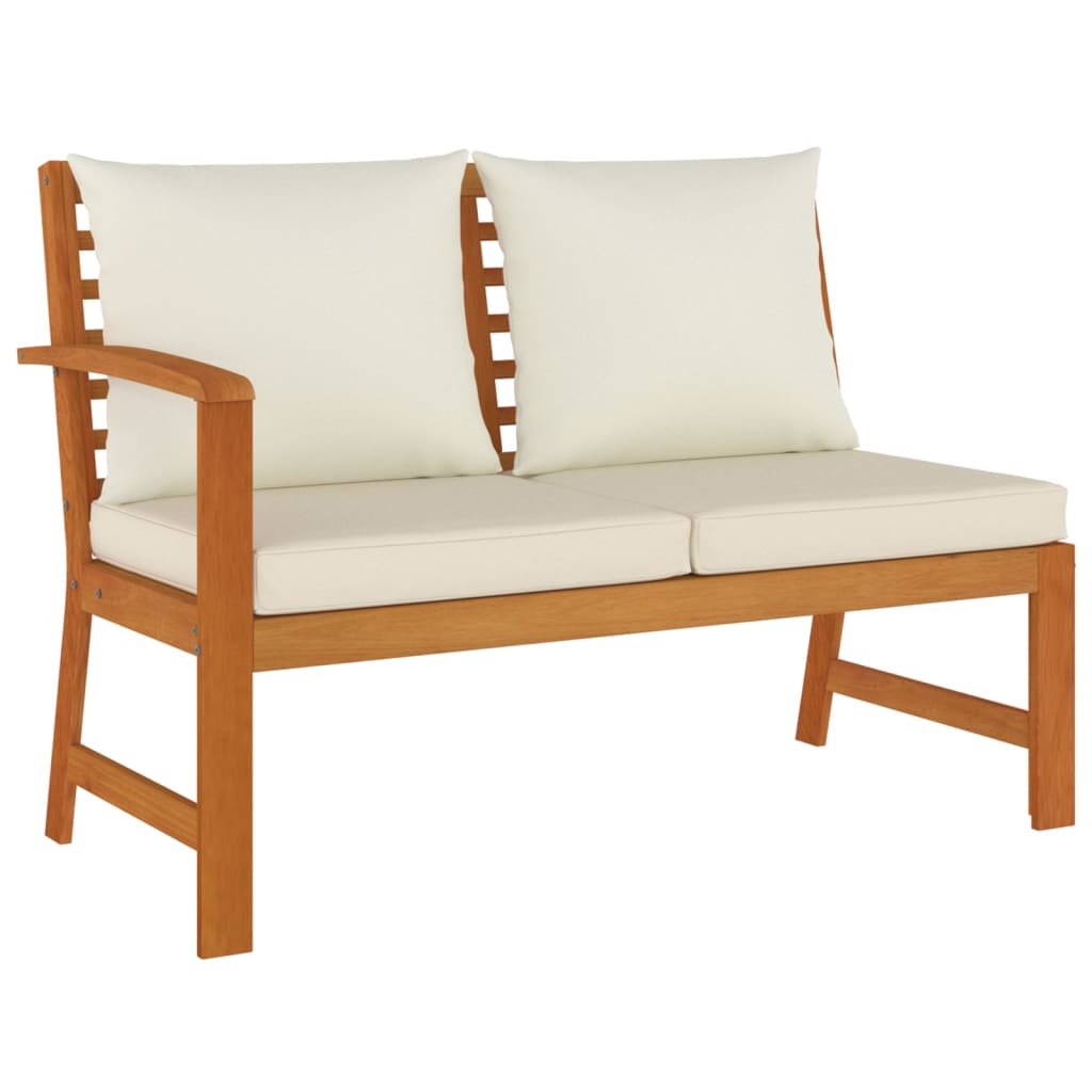 vidaXL Σετ Τραπεζαρίας Κήπου 6 τεμ. Μασίφ Ξύλο Ακακίας με Μαξιλάρια