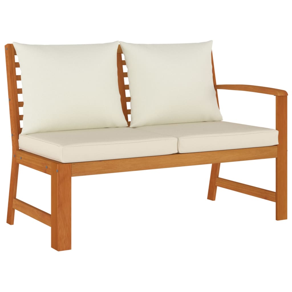 vidaXL Σετ Τραπεζαρίας Κήπου 6 τεμ. Μασίφ Ξύλο Ακακίας με Μαξιλάρια