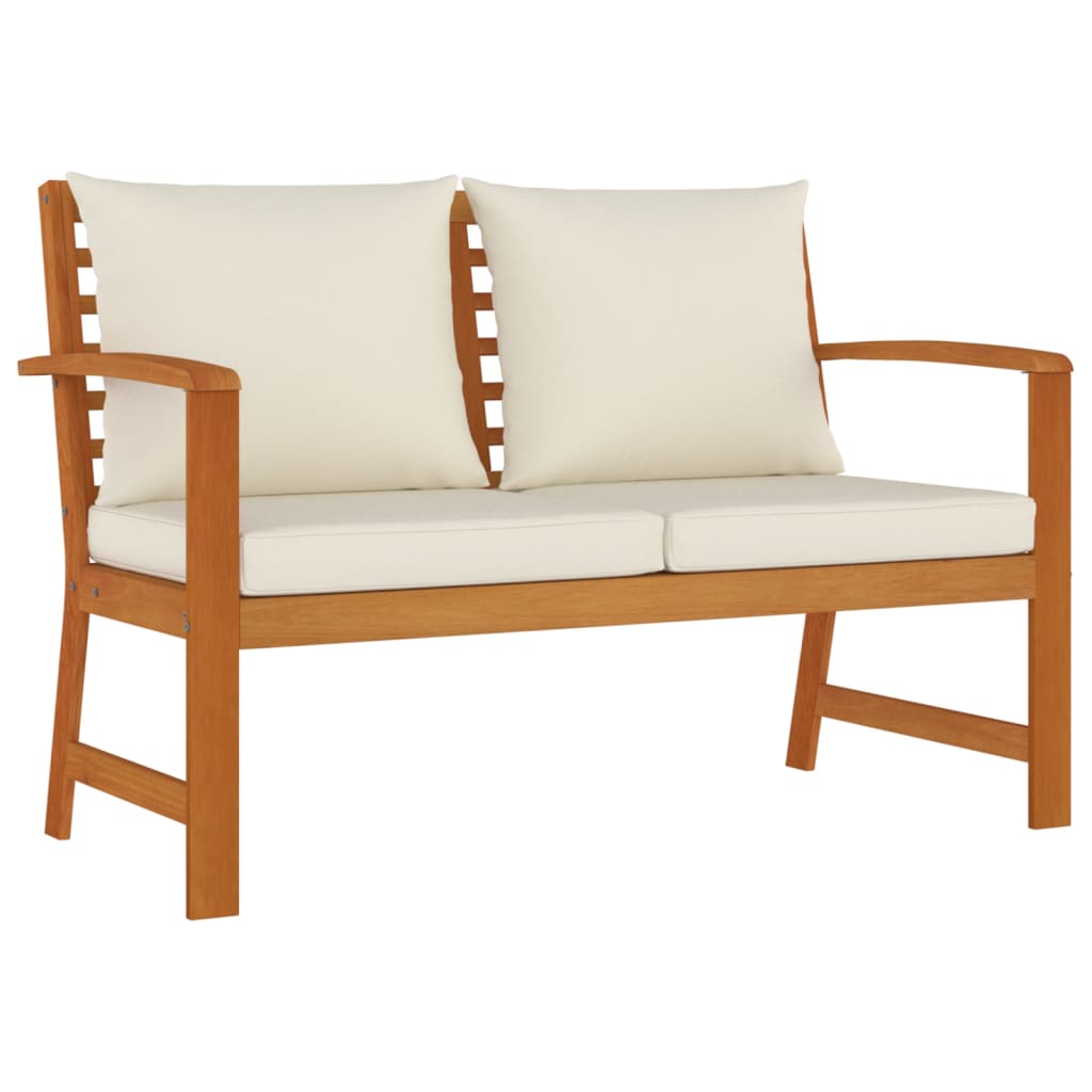 vidaXL Σετ Τραπεζαρίας Κήπου 9 τεμ. Μασίφ Ξύλο Ακακίας με Μαξιλάρια