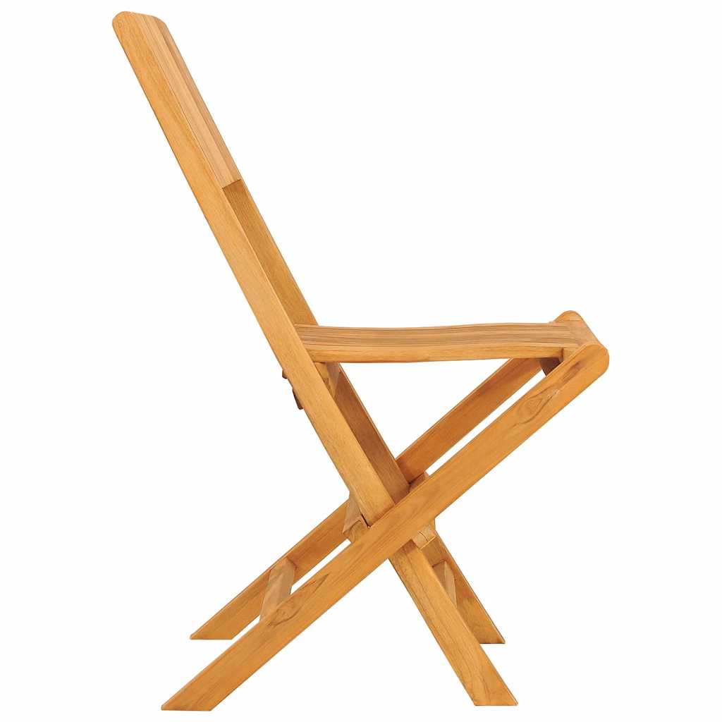 vidaXL Καρέκλες Κήπου Πτυσσόμενες 8 τεμ. 47x62x90 εκ. Μασίφ Ξύλο Teak