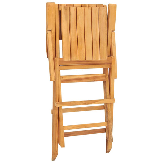 vidaXL Καρέκλες Κήπου Πτυσσόμενες 6 τεμ. 55x62x90 εκ. Μασίφ Ξύλο Teak