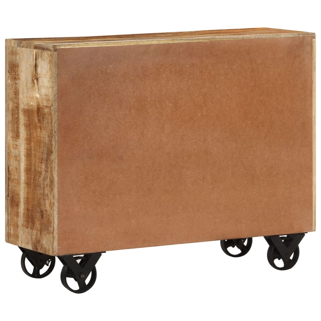 vidaXL Μπουφές 80 x 30 x 65 εκ. από Μασίφ Ακατέργαστο Ξύλο Μάνγκο
