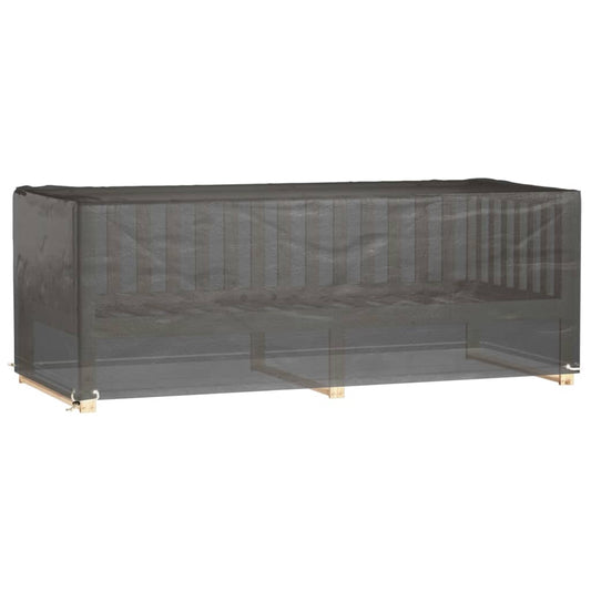 vidaXL Κάλυμμα Επίπλων Κήπου Ορθογώνιο με 8 Κρίκους 192 x 82 x 65 εκ.