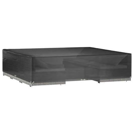 vidaXL Κάλυμμα Επίπλων Κήπου Τετράγωνο με 16 Κρίκους 240x240x55 εκ.