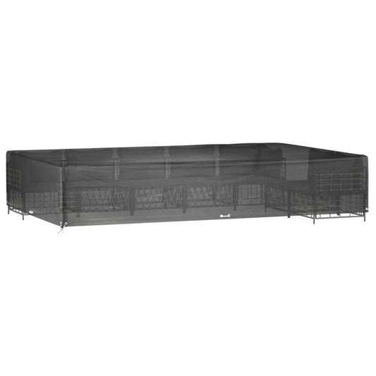 vidaXL Κάλυμμα Επίπλων Κήπου Ορθογώνιο με 16 Κρίκους 325x205x60 εκ.