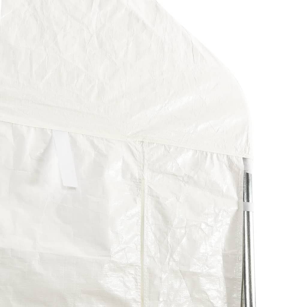 vidaXL Κιόσκι με Τέντα Λευκό 17,84 x 5,88 x 3,75 μ. από Πολυαιθυλένιο