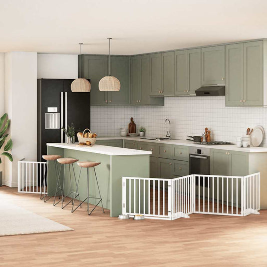 vidaXL Διαχωριστικό Σκύλων/Πόρτα Πτυσσόμενο 6 Πάνελ 480εκ. Ξύλο Λεύκας