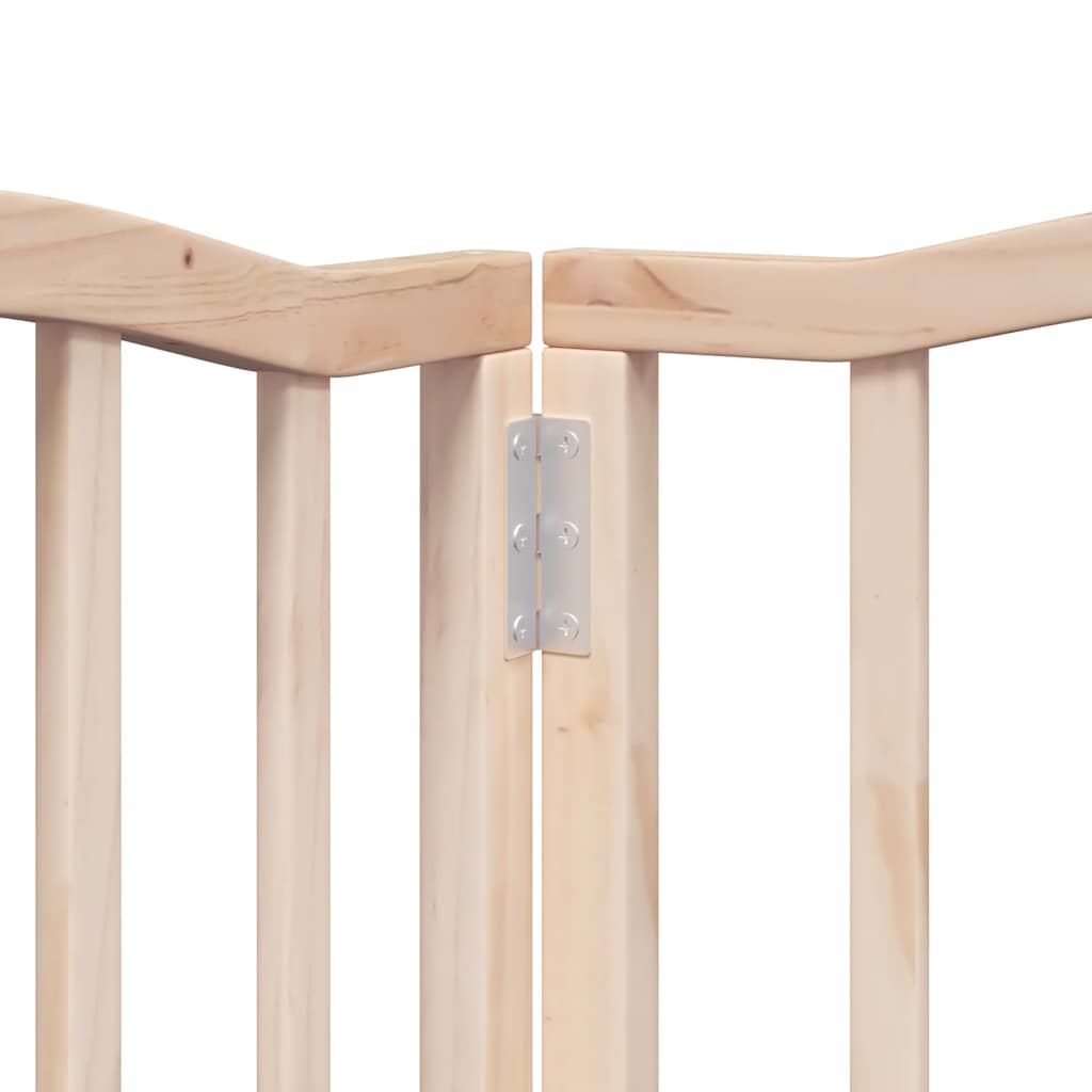 vidaXL Διαχωριστικό Σκύλων/Πόρτα Πτυσσόμενο 12 Πάνελ 600εκ Ξύλο Λεύκας