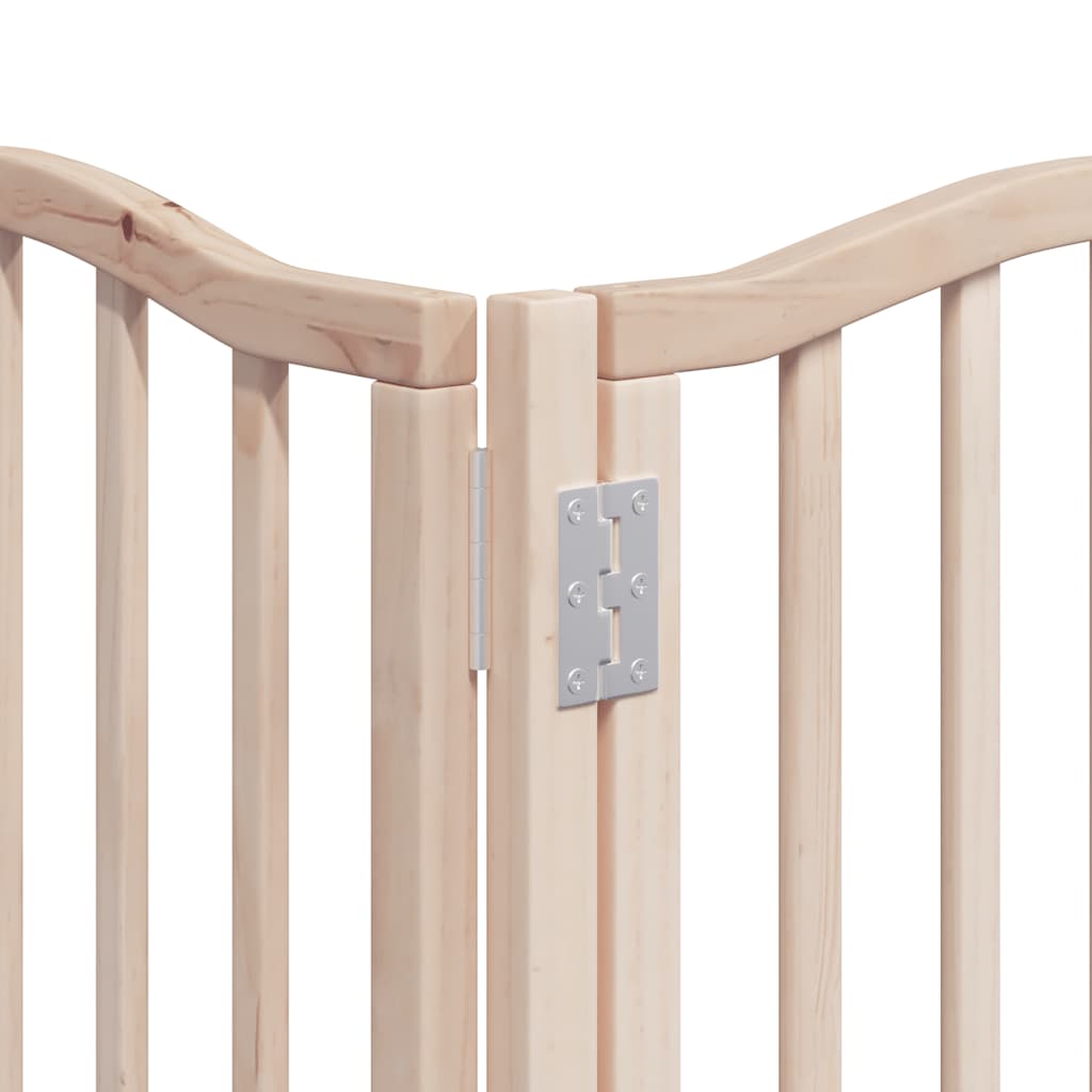 vidaXL Διαχωριστικό Σκύλων/Πόρτα Πτυσσόμενο 15 Πάνελ 750εκ Ξύλο Λεύκας