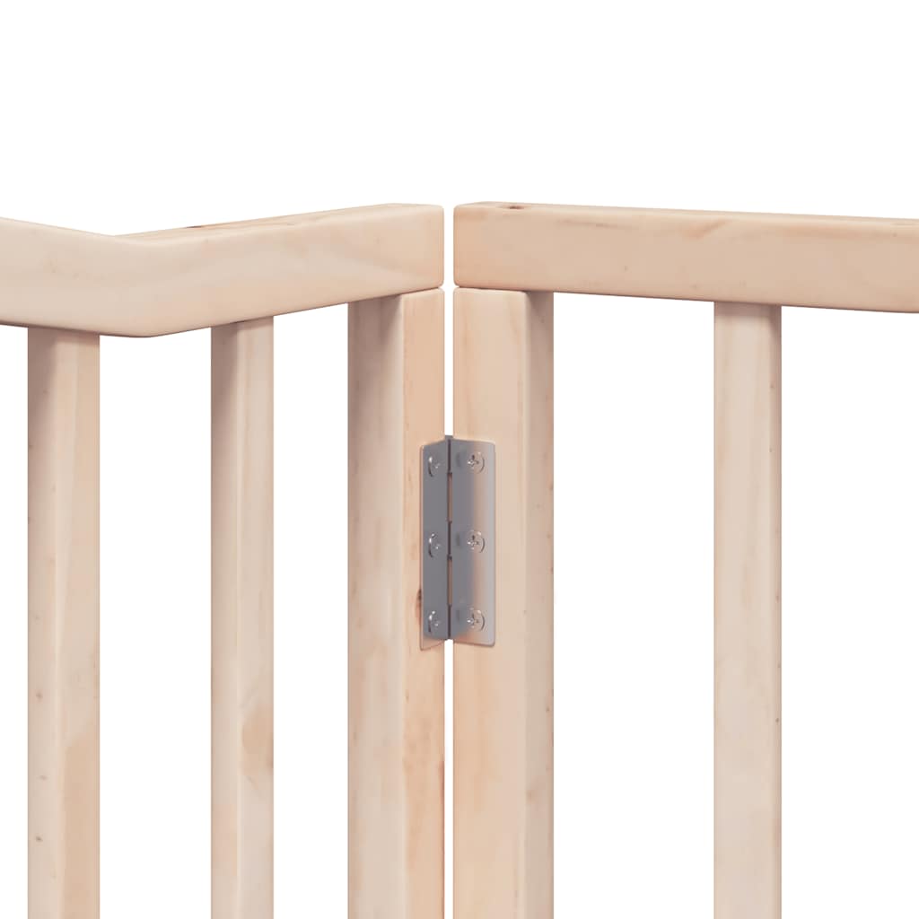 vidaXL Διαχωριστικό Σκύλων/Πόρτα Πτυσσόμενο 12 Πάνελ 960εκ Ξύλο Λεύκας