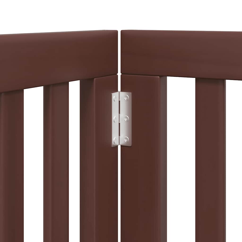 vidaXL Διαχωριστικό Σκύλων/Πόρτα Πτυσσόμενο 12 Πάνελ 600εκ Ξύλο Λεύκας