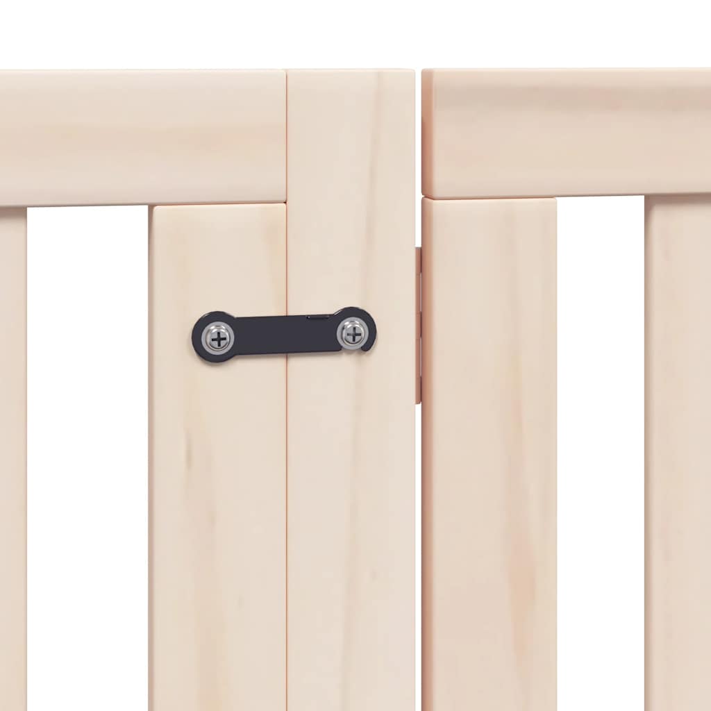 vidaXL Διαχωριστικό Σκύλων/Πόρτα Πτυσσόμενο 12 Πάνελ 960εκ Ξύλο Λεύκας