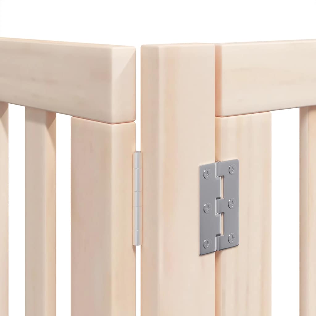 vidaXL Διαχωριστικό Σκύλων/Πόρτα Πτυσσόμενο 12 Πάνελ 960εκ Ξύλο Λεύκας