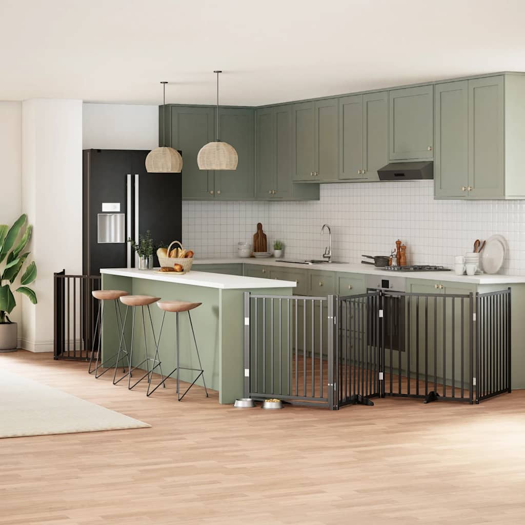 vidaXL Διαχωριστικό Σκύλων/Πόρτα Πτυσσόμενο 6 Πάνελ 480εκ. Ξύλο Λεύκας