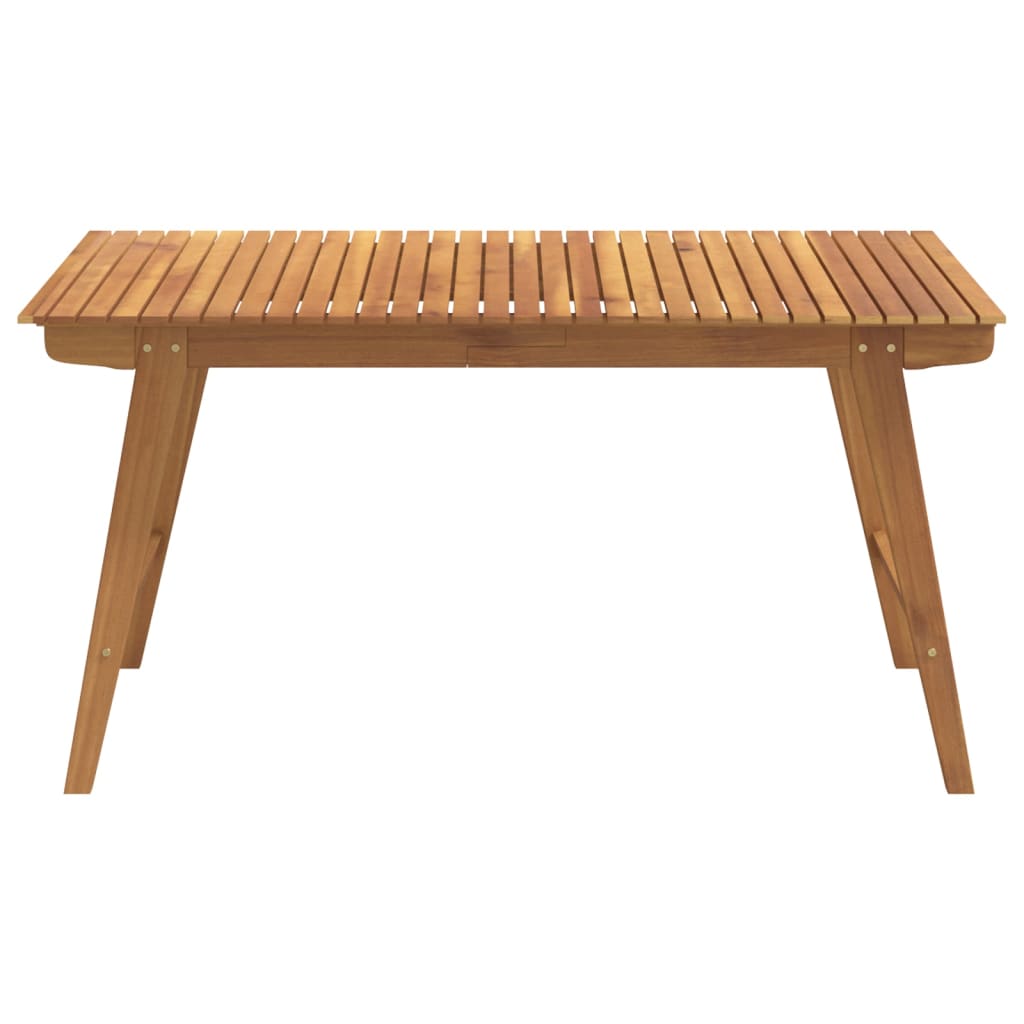 vidaXL Τραπέζι Κήπου 150 x 90 x 75 εκ. από Μασίφ Ξύλο Ακακίας