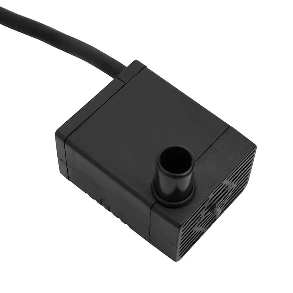 vidaXL Σιντριβάνι με Αντλία και Τροχούς 55x55x80 εκ. Μασίφ Ξύλο Ελάτης