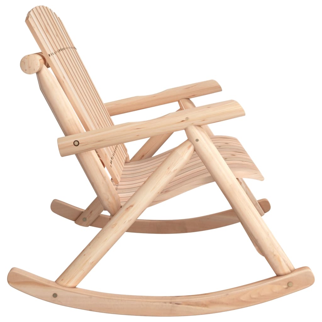 vidaXL Παγκάκι Κήπου Κουνιστό Διθέσιο 123x96x102 εκ. Μασίφ Ερυθρελάτης