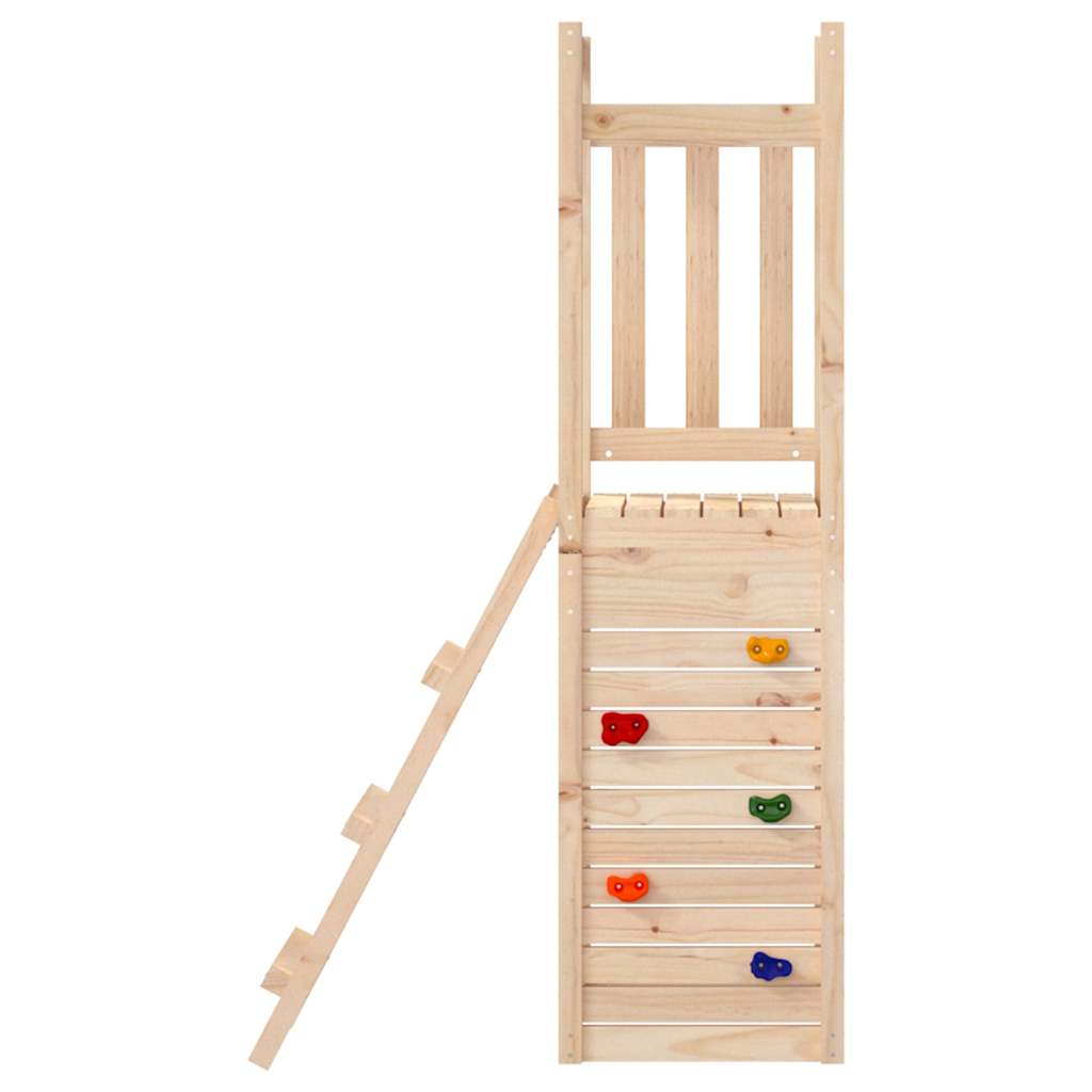 vidaXL Παιδική Χαρά Εξωτερικού Χώρου 53x46,5x169 εκ. Μασίφ Ξύλο Πεύκου