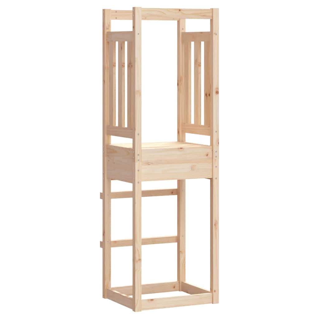 vidaXL Πύργος Παιχνιδιού 53 x 46,5 x 169 εκ. από Μασίφ Ξύλο Πεύκου