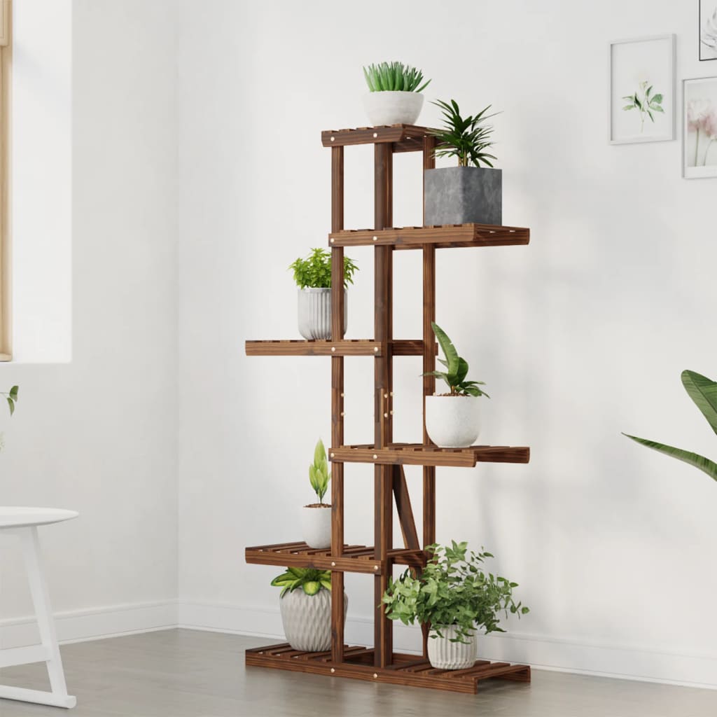 vidaXL Βάση Λουλουδιών 75x25x140,5 εκ. από Μασίφ Ξύλο Ελάτης