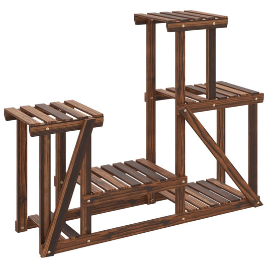 vidaXL Βάση Λουλουδιών 90x25x73,5 εκ. από Μασίφ Ξύλο Ελάτης