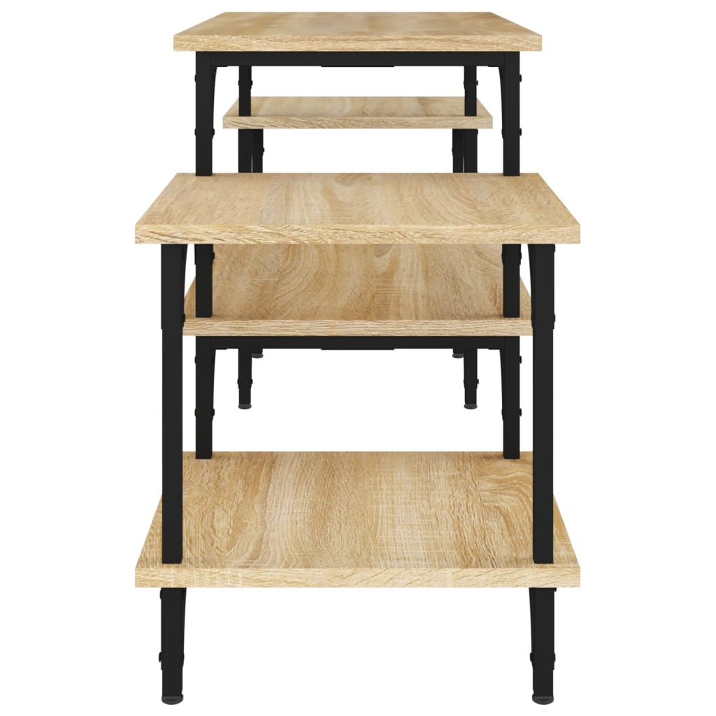 vidaXL Έπιπλο Τηλεόρασης Sonoma Δρυς 117x35x52 εκ. Επεξεργ. Ξύλο